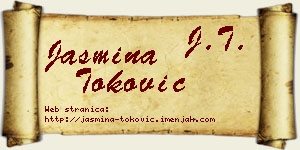Jasmina Toković vizit kartica